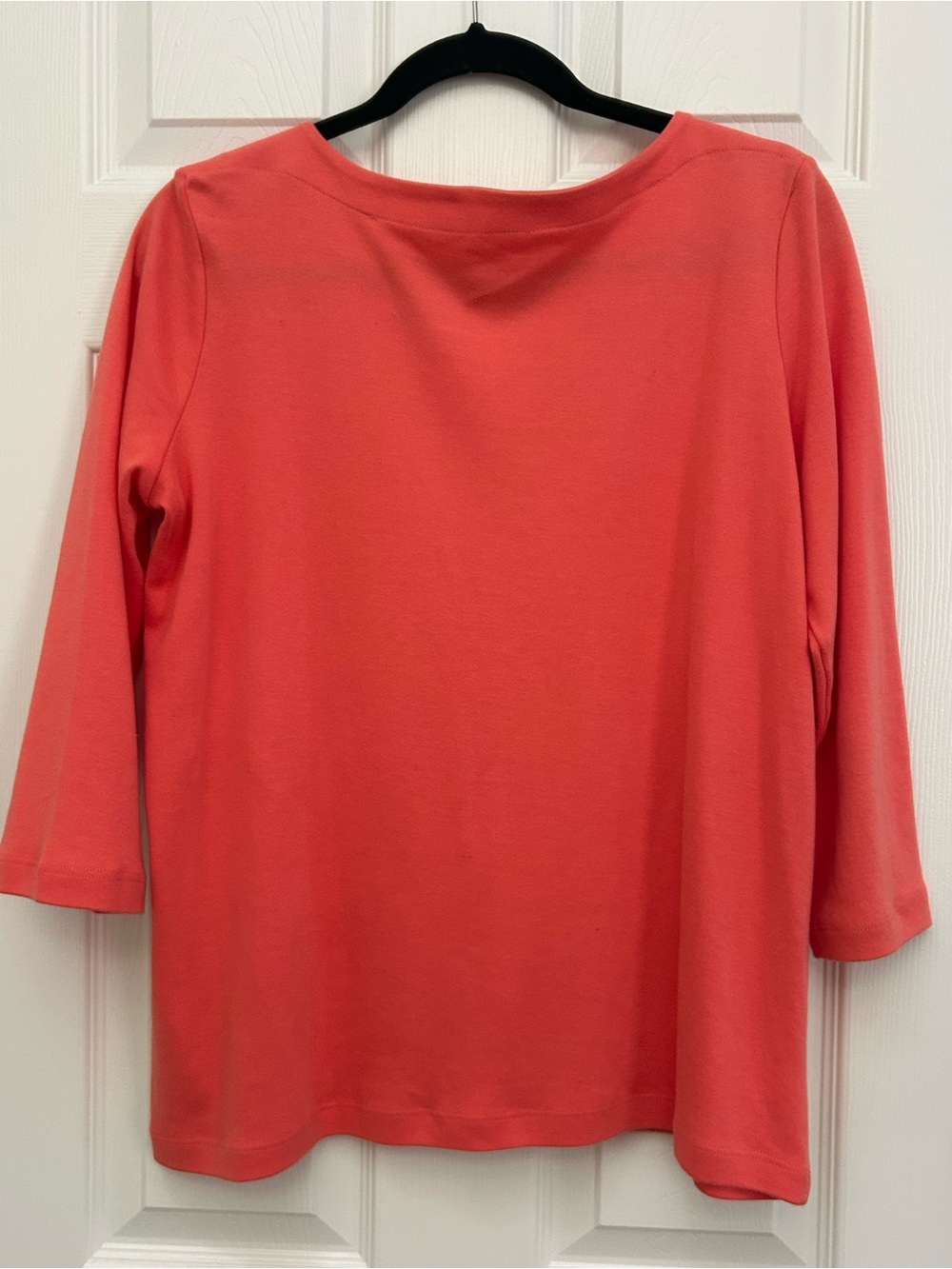 Coldwater Creek Coral 3/4 Sleeve Knit Top | Size PM